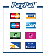 We accept Paypal, Google Checkout, and all major Credit and Debit Cards through our secure server